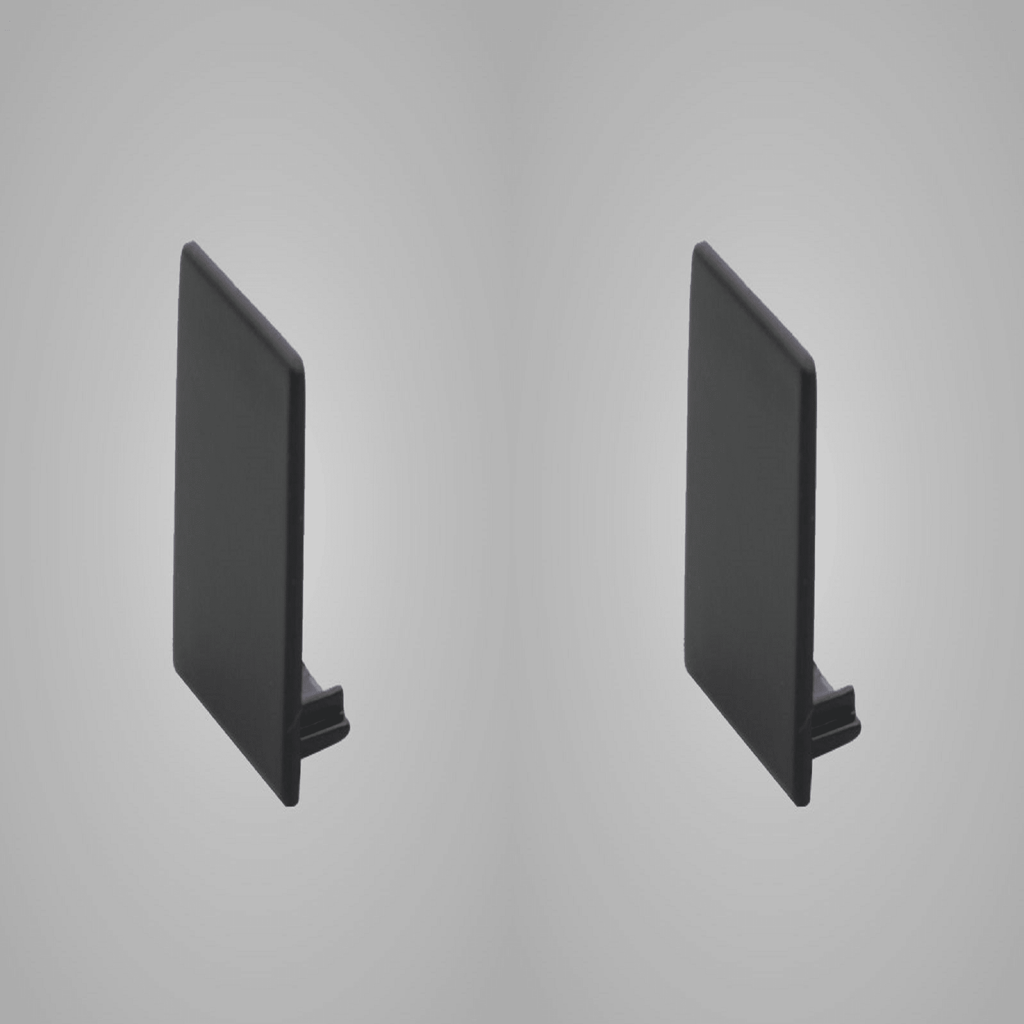 Endkappen Set 25mm in Schwarz