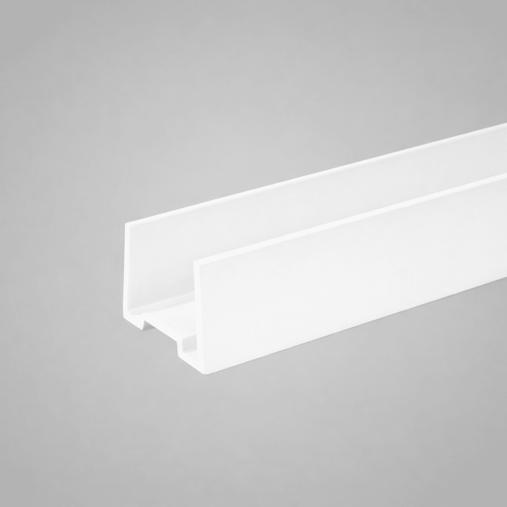 Weiß in 25mm inkl. 2 Endkappen