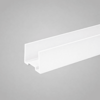 Wangenschuh 25 mm Weiß mit 2 Endkappen – Ansicht 2