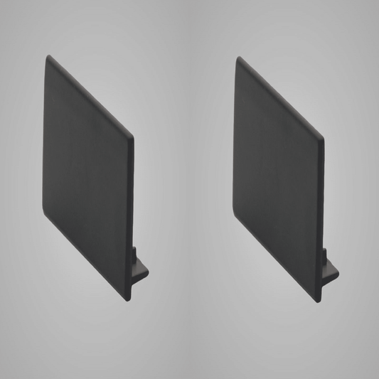 Endkappen Set 50mm in schwarz