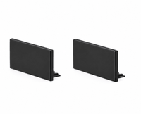 Wangenschuh 50 mm Schwarz inkl. 2 Endkappen – Ansicht 3