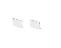 Wangenschuh 50 mm Edelstahl-Optik inkl. 2 Endkappen – Ansicht 3