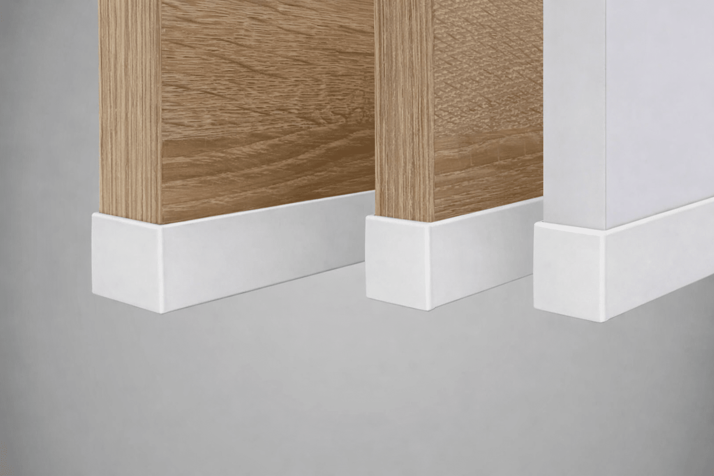 Weiß in 50mm inkl. 2 Endkappen